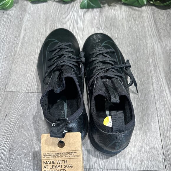 Kids Jr Zoom Vapor 16 Academy TF Soccer Turf Cleats Size 5Y / W 6.5 BLACK/JUNGLE - Picture 6 of 7